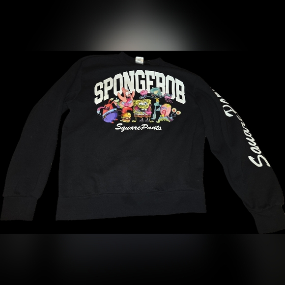SpongeBob Squarepants Other - SpongeBob SquarePants Black Crewneck NWOT